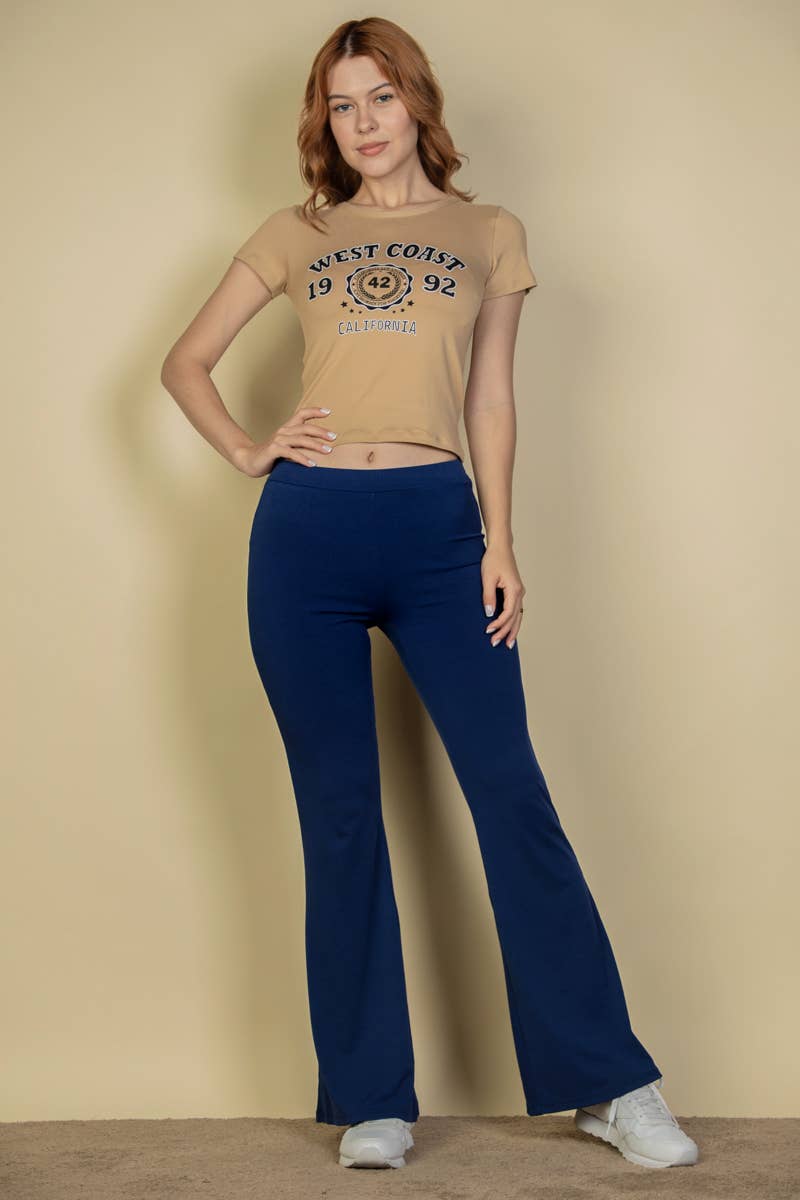 CAPELLA APPAREL - High Waisted Flare Pants