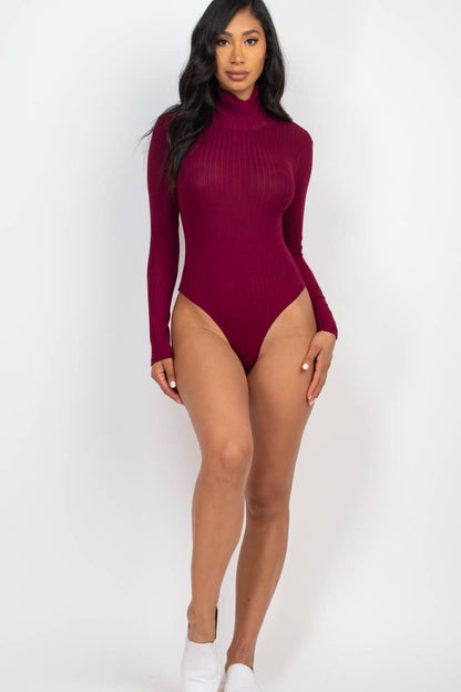CAPELLA APPAREL - Turtle Neck Long Sleeve Bodysuit