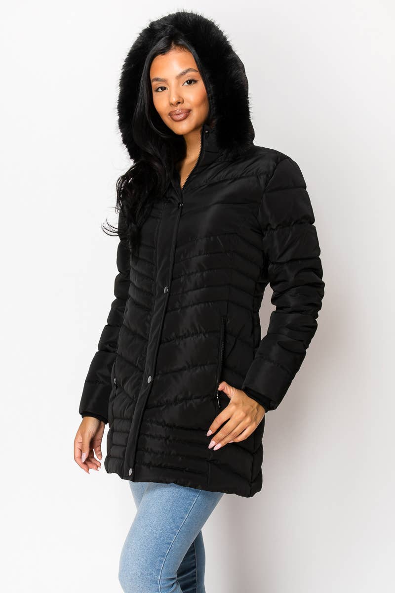 PATRONCITO USA INTERNATIONAL, INC - Women's long Sherpa Hoody Jacket (LJ6300)