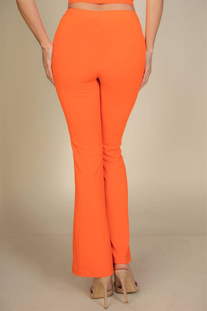 CAPELLA APPAREL - High Waisted Flare Pants