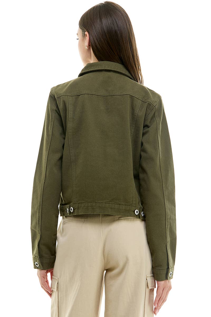 BLUE AGE - LADY CASUAL COTTON DENIM JEAN JACKET (OPEN PACK)