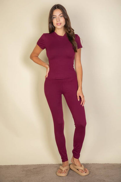 CAPELLA APPAREL - Short Sleeve Round Neck T Shirt