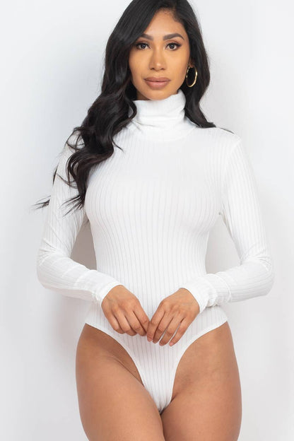 CAPELLA APPAREL - Turtle Neck Long Sleeve Bodysuit