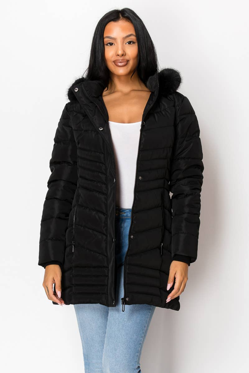 PATRONCITO USA INTERNATIONAL, INC - Women's long Sherpa Hoody Jacket (LJ6300)