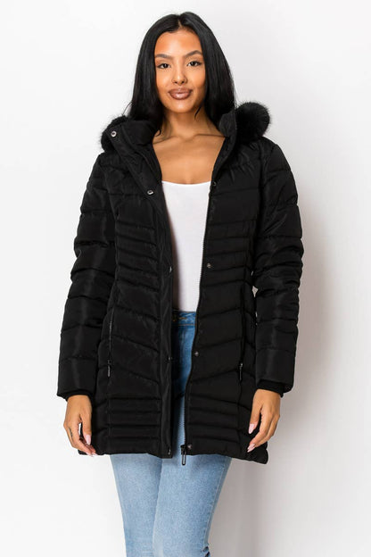 PATRONCITO USA INTERNATIONAL, INC - Women's long Sherpa Hoody Jacket (LJ6300)