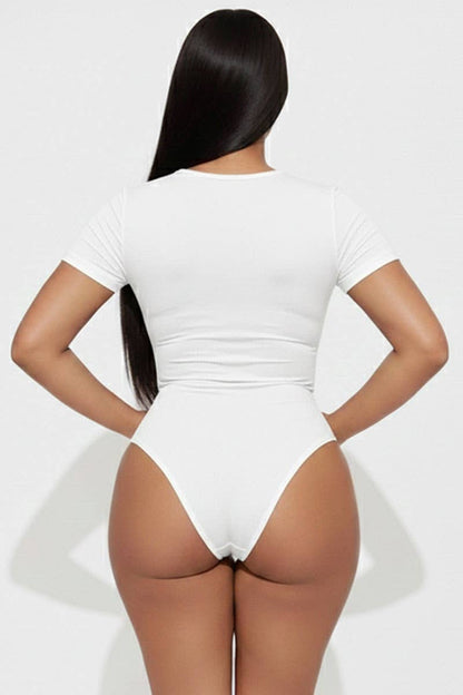 CAPELLA APPAREL - Basic Short Sleeve Crew Neck Bodysuit