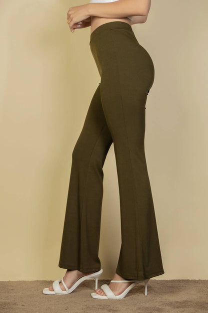 CAPELLA APPAREL - High Waisted Flare Pants