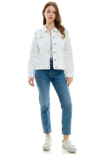 BLUE AGE - LADY CASUAL COTTON DENIM JEAN JACKET (OPEN PACK)